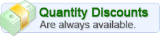 Quantity Discounts Available